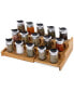 Фото #6 товара 3-Tier Expandable Bamboo Spice Rack Cabinet Organizer