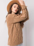 Фото #2 товара женский свитер коричневый Factory Price