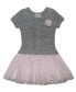 ფოტო #1 პროდუქტის Baby Girls Sweater and Polka Dot Tulle Skirt Dress