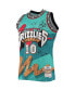 Фото #3 товара Men's Mike Bibby Teal Vancouver Grizzlies Hardwood Classics 1998-99 Hyper Hoops Swingman Jersey