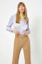 Фото #1 товара Рубашка женская Koton Кадын Фиолетовая из шелка