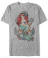 Фото #1 товара Disney Men's Little Mermaid Tattoo Anchor Pose, Short Sleeve T-Shirt