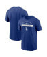 Men's Royal Los Angeles Dodgers 2023 NL West Division Champions T-shirt Синий, S - фото #1