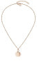 Stylish bronze necklace TJ-0048-N-45 (chain, pendants)
