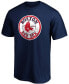 Фото #3 товара Men's Navy Boston Red Sox Cooperstown Collection Forbes Team T-shirt