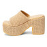 BEACH by Matisse Como Block Heels Womens Brown Casual Sandals COMO-816