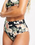 Фото #2 товара Rip Curl Sol Seeker Mirage high waist bikini bottom in tropical print