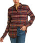 Beachlunchlounge Whitney Plaid Shirt Women's Red Xs