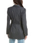 Фото #2 товара Ganni Stripe Belt Blazer Women's