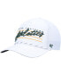 Фото #1 товара Men's White Oakland Athletics Downburst Hitch Snapback Hat