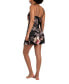 ფოტო #2 პროდუქტის Linea Donatella Women's Guinevere Satin Print 2Pcs Short Set