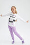 Фото #1 товара Пижама для девочек DeFacto с длинными рукавами и принтом панды