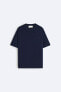 INDIGO COTTON T-SHIRT