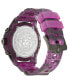 ფოტო #3 პროდუქტის Men's Swiss Chronograph Pink Silicone Strap Watch 44mm