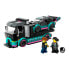 Фото #10 товара Игровой набор Lego 60406 Race Car and Car Carrier Truck City (Город)
