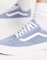 Vans – Old Skool – Wildleder-Sneaker in Hellblau