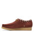 Фото #10 товара Clarks Wallabee 26168847 Mens Red Suede Oxfords & Lace Ups Casual Shoes