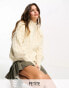 Фото #2 товара Vero Moda Petite bobble ballon sleeve jumper in cream