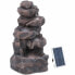 Фото #2 товара Fontanna kaskada ogrodowa solarna wielopoziomowa z oświetleniem LED wzór skały 6 W