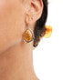 Фото #1 товара DesignB London boho faux stone earrings in gold