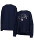 ფოტო #1 პროდუქტის Women's Sport Navy Houston Astros Penelope Pullover Sweatshirt