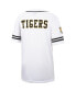 ფოტო #4 პროდუქტის Men's White and Black Grambling Tigers Free Spirited Baseball Jersey