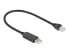 Фото #4 товара Delock Serial Connection Cable with FTDI chipset - USB 2.0 Type-A male to RS-232 RJ45 male 25 cm black - 0.25 m - USB Type-A - RJ-45