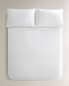 (400 thread count) sateen duvet cover with trim