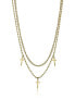 Фото #2 товара Double Brooke Gold Necklace MCN23106G