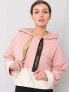 Фото #1 товара Женское укороченное худи розовое  с лентами Factory Price