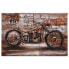 3D-Metallbild Motorrad