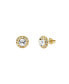 ფოტო #1 პროდუქტის SOLETIA: Solitaire Sparkle Crystal Stud Earrings