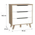 Chest of drawers Vankka Wood Oak (80 x 42 x 86,3 cm)