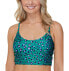 Raisins 281155 Juniors' Aruba Cropped Tankini Top Women's Swimsuit, Size L