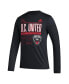 Фото #3 товара Men's Black D.C. United Club DNA Long Sleeve T-shirt