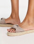 Фото #3 товара ASOS DESIGN – Jade – Geknotete Espadrille-Pantoletten in Beige