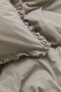 Фото #4 товара Ruffle-trimmed Twin Duvet Cover Set