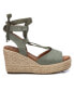 ფოტო #2 პროდუქტის Women's Jute Wedge Sandals By XTI