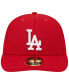 Фото #2 товара Men's Scarlet Los Angeles Dodgers Low Profile 59FIFTY Fitted Hat