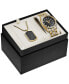 ფოტო #1 პროდუქტის Men's Gold-Tone Stainless Steel & Crystal Bracelet Watch 42mm