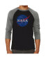 Nasa Men's Raglan Word Art T-shirt