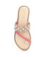 ფოტო #4 პროდუქტის Women' Spring X Band Scallop Flat Sandals