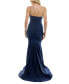 Фото #2 товара Juniors' One-Shoulder Side-Ruched Gown