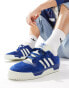 Фото #1 товара adidas Originals Rivalry Low trainers in retro navy and off white