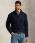 ფოტო #3 პროდუქტის Men's Big & Tall Cable-Knit Cotton Quarter-Zip Sweater