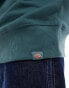 Фото #4 товара Dickies – Aitken – Sweatshirt in Dunkelgrün und Blau mit Logo auf der linken Brust