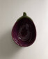 Aubergine stoneware mini bowl