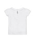 Girls' Short Sleeve Knit Top with Tulip Sleeves, Kids