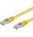 Фото #1 товара Wentronic CAT 5e Patch Cable - F/UTP - yellow - 7.5 m - Cat5e - F/UTP (FTP) - RJ-45 - RJ-45
