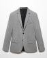 Фото #4 товара Men's Super Slim-Fit Stretch Fabric Suit Blazer